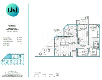 4 room apartment for sale in lisi lake