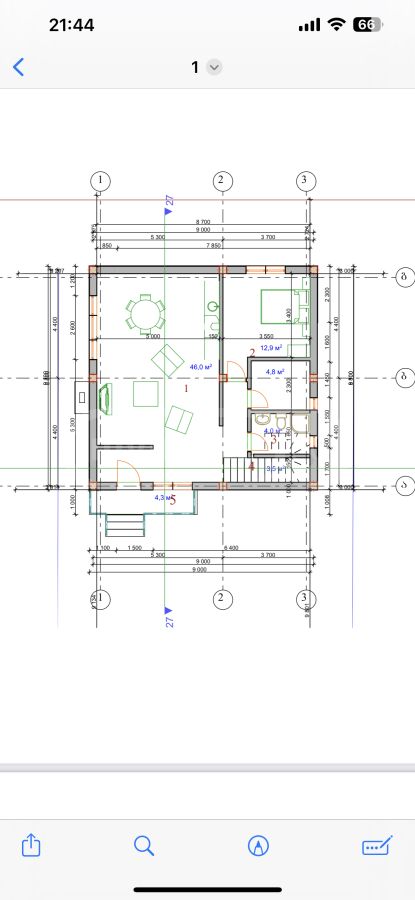For Sale Sasoplo-Sameurneo Land Plot Bakurianshi, 8 of 9