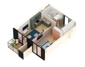 2 room apartment for sale in saburtalo