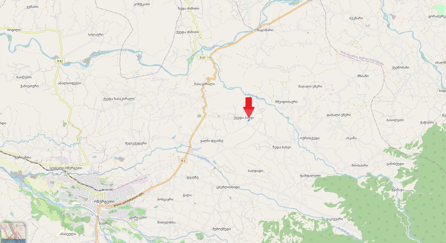 For Sale Sasoplo-Sameurneo Land Plot Ozurgetis Munitsipalitetshi view 2