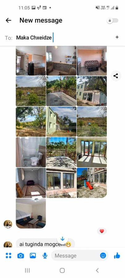 For Sale 6 Room Country House Sagarejoshi view 3