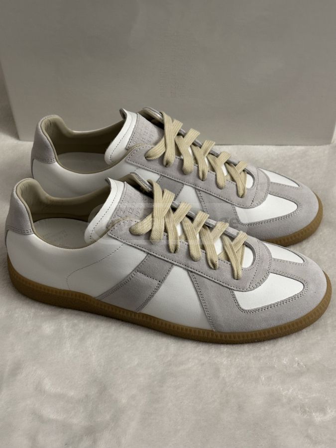 Maison Margiela ワンピース 白xベージュ系(総柄) 2007425M0208 MAISON MARGIELA.40.41.5.ზომა.ორიგინალი