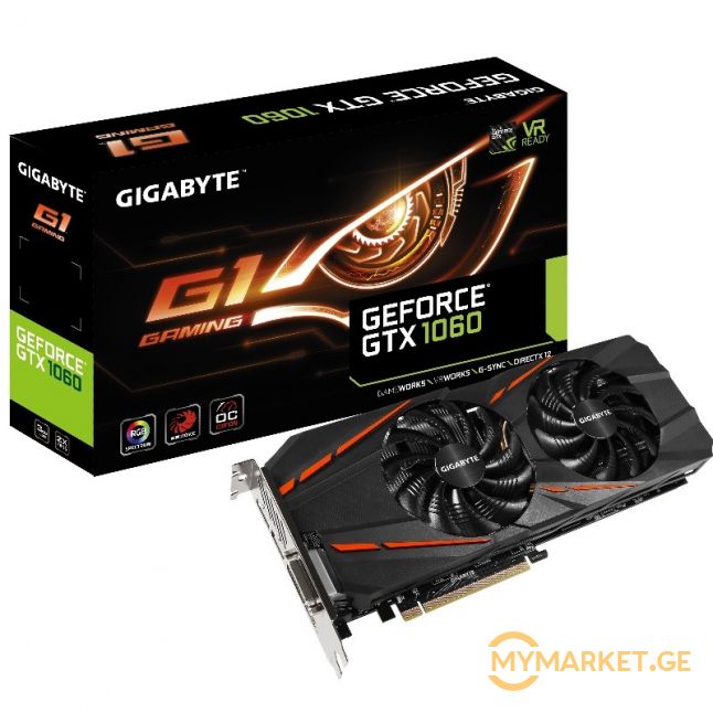 GIGABYTE GTX 1060 G1 GAMING 3GB