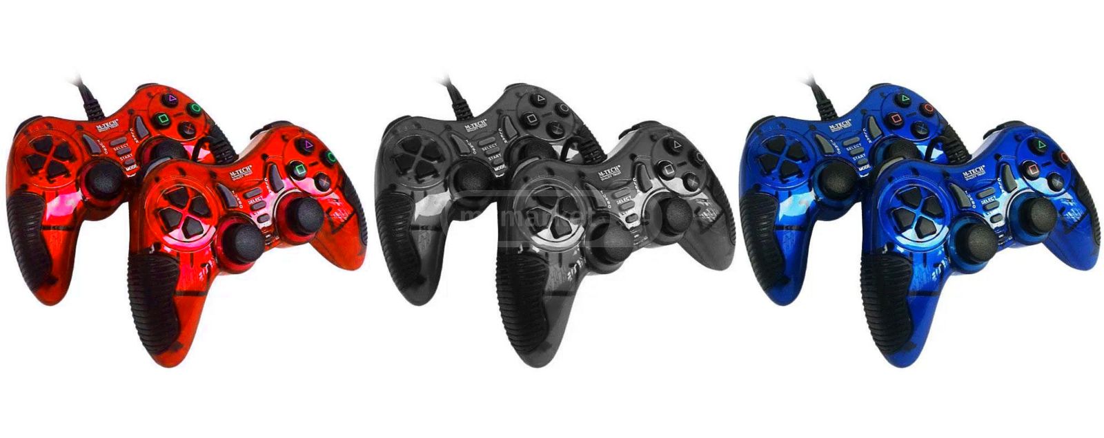 Double Gamepad For PC, Laptop, MAC Dualshock Game Controller ...