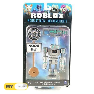 სათამაშო Jazwares Roblox Imagination Figure Pack Noob Attack - how to get the noob attack mech mobility head roblox