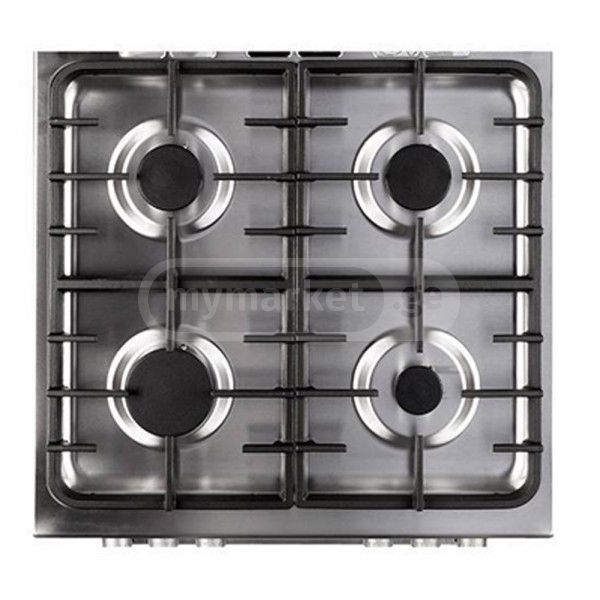 გაზქურა BEKO FSM 62330 DXS, 4 Gas, Oven, Silver გაზქურა BEKO FSM 62330 DXS, 4 Gas, Oven, Silver