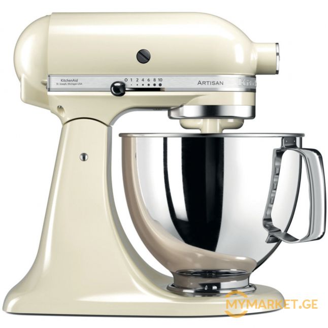 5KSM125EAC - 4.8 L KITCHENAID ARTISAN STAND MIXER Almond Cre