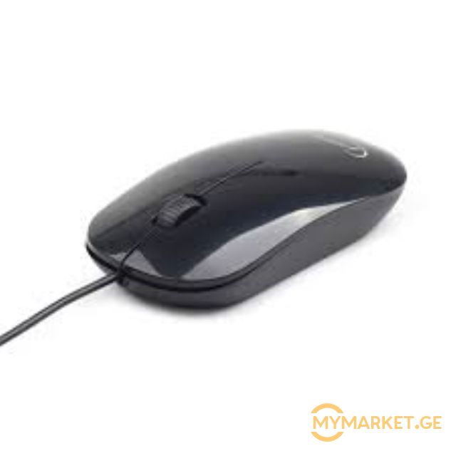 მაუსი Gembird MUS-103 USB Black, 1200 DPI 3-button optical m
