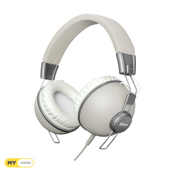 ყურსასმენი Noma Headphones Retro Ivory - roblox helios headphones