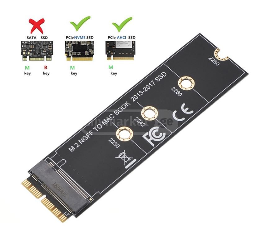 M2 SSD PCIE Adapter for Apple Macbook - Main Image