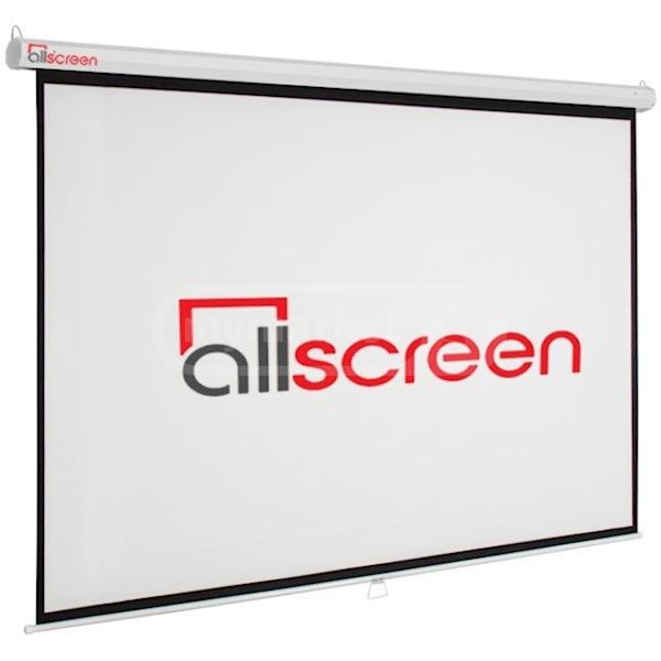 პროექტორის ეკრანი Allscreen Manual Projection Screen 221x125 - projecter roblox