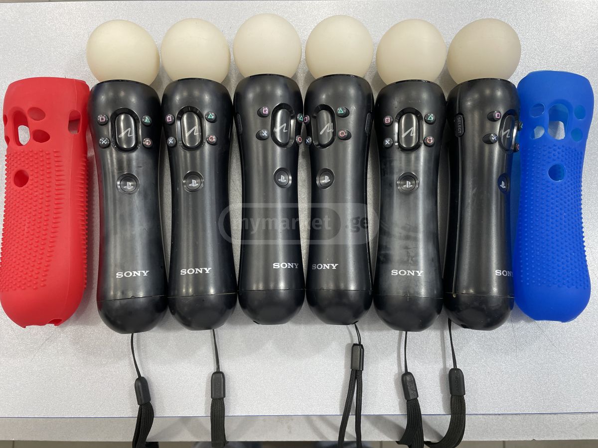 Sony Playstation 4 3 PS3 PS4 Move Controller მუვი ჯოისტიკი | მეორადი და