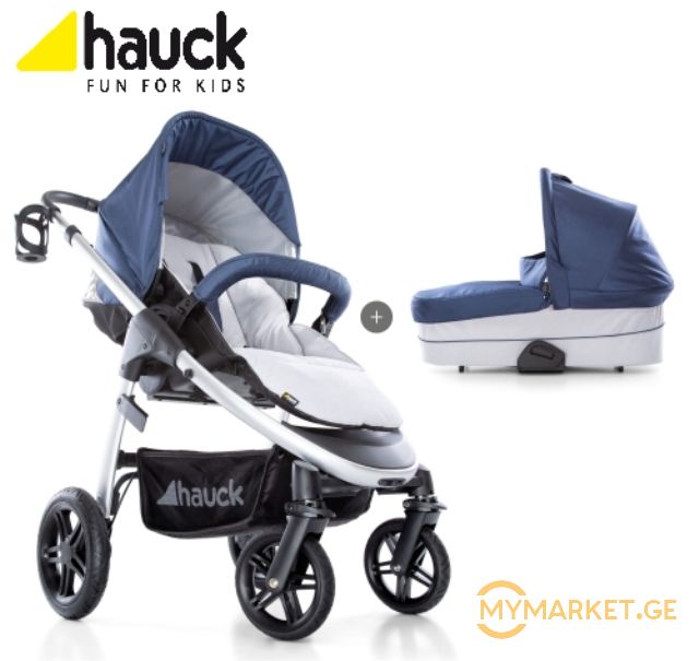 საბავშვო ეტლი HAUCK 400128 სატურნ რ დუო სეტ ლურჯი Saturn R D