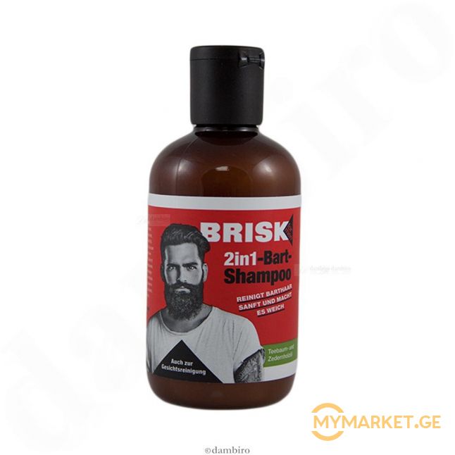 Brisk Bart 2-in-1 წვერის შამპუნი 150 მლ