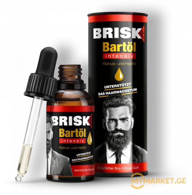 Brisk Bartol Intensive წვერის ზეთი 30 მლ