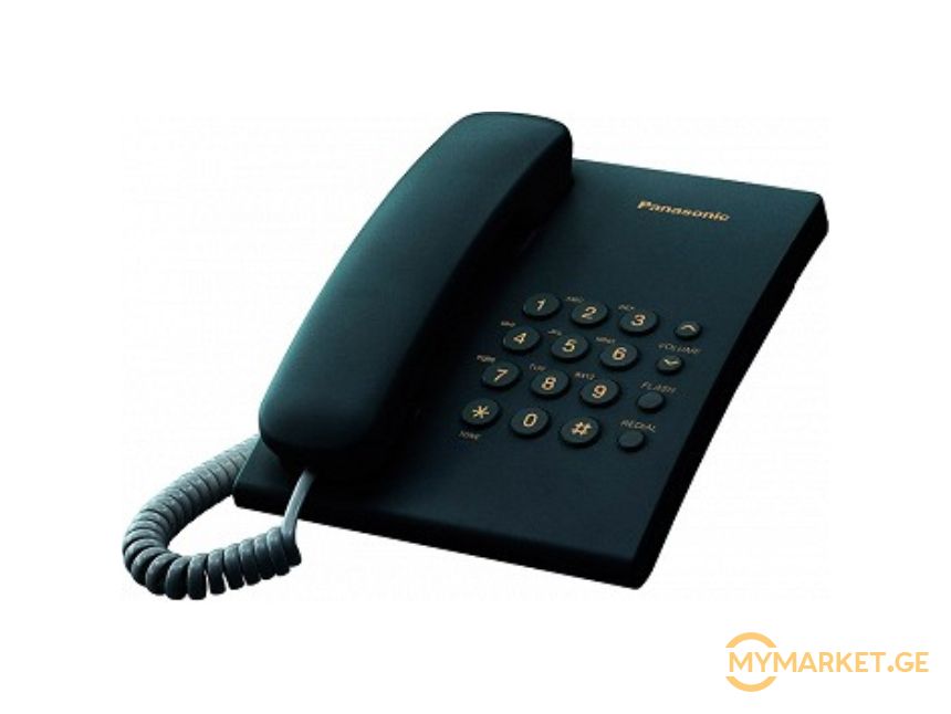 Panasonic KX-TS2350UAB ITS-Redial, Flash, Wall mountable.Bl