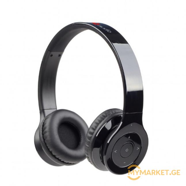Bluetooth stereo headset "Berlin", black , BHP-BER-BK