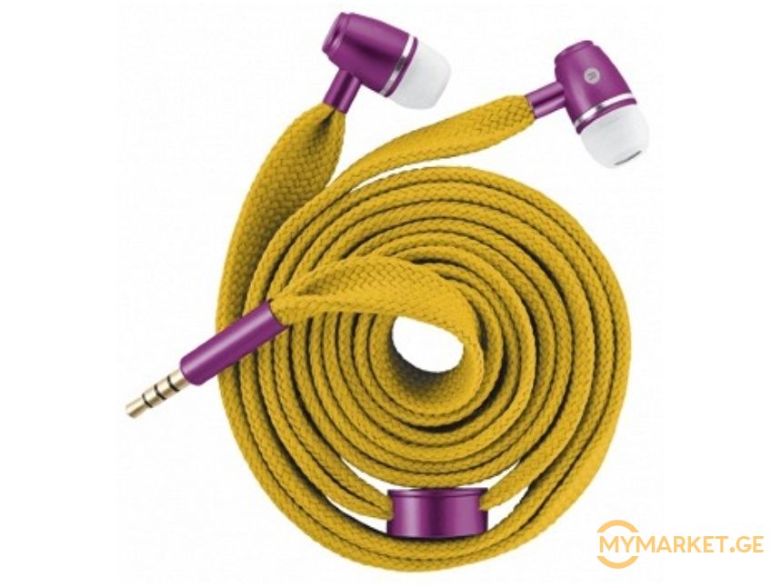 ყურსასმენი TRUST Shoelace style in-ear headset for tablet a