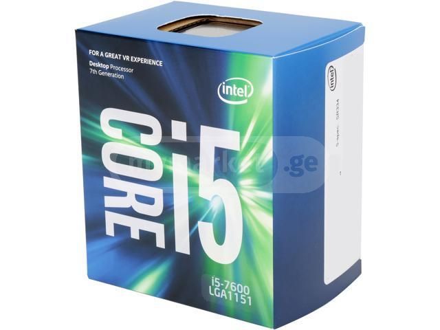 ✅⚠️ პროცესორი – INTEL CORE I5-7600 3.50GHz⚠️✅ | მეორადი და ახალი ნივთების ყიდვა-გაყიდვის პლატფორმა Mymarket