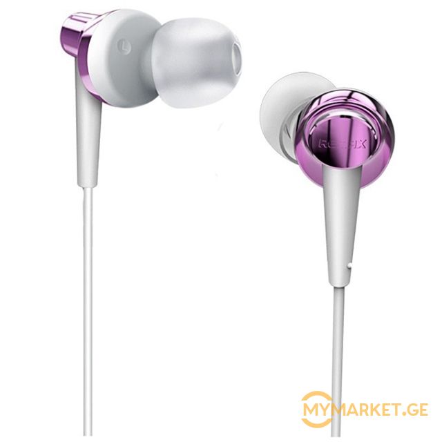 ყურსასმენი REMAX Earphone RM-575 Pro Purole