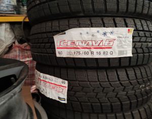 Ტოიოტა აქვა.. Ჰონდა ფიტი.... 175 /60 /16 ზომის და165/65 /14ზომის ორიგინალი იაპონური გუდიარის ზამთრის ფიფქიანი ახალი საბუავები რეალურ ფასებში.
