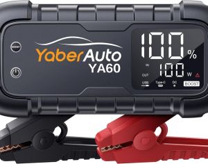 YaberAuto YA60  - ავტომანქანის დამქოქი - აკუმულატორის დამმუხტველი - ჯამფსტარტერი