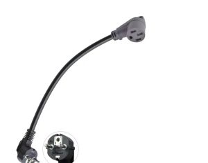 Nema 14-50 გადამყვანი სახლის როზეტზე