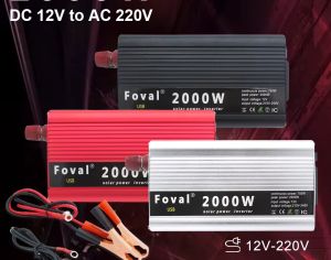 12v დან 220v ვოლტზე გადამყვანი 2000W ინვერტორი