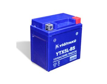აკუმულატორი: Yigit YTX5L-BS – 12V 5AH (Motorcycle)