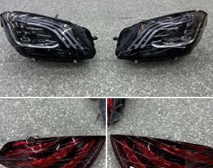 Mercedes Restyling S-class Tale Lights