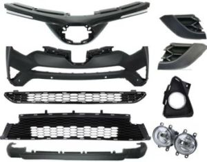 RAV4 2016-18 LE SE წინა ბამპერი ზბორში ტუმანიკებით