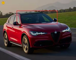 ALFA ROMEO STELVIO 2017-2024 წინა საქარე მინა კამერით და სენსორით