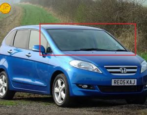 HONDA FR-V 2004-2009  წინა საქარე მინა