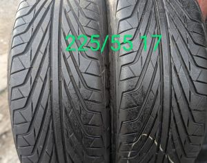 225/55 17 ✅ იდეალური საბურავები ოთხივე 550 ლარი ქუთაისში