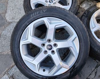 Რენჯროვერი,.. Ბმვ.. 5/120 გადახვრეტის 20/255 /50 ზომის დისკები და საბურავების კომპლექტი და საბურავების