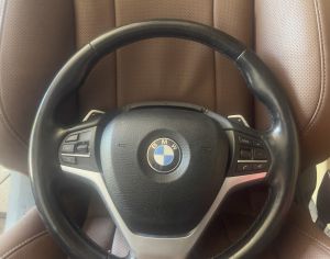 BMW X5 F15 ის ახალი იდეალური ტყავის საჭე