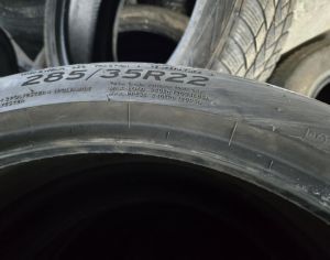 285/35 R22  2021 წლის და 315/30 R 22  2023წლის კომპლექტი