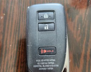 Lexus nx ორიგინალი გასაღები პროგრამირებით გაჩარხვით