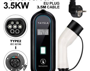 Type2  ევროპული  16A სახლის  დამტენი