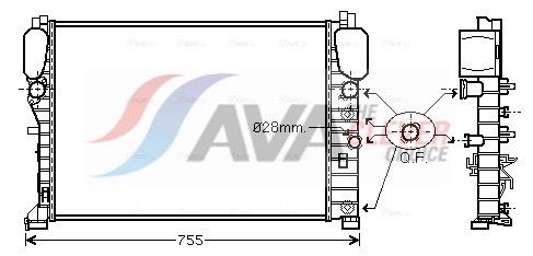 წყლის რადიატორი AVA Clever Choice MSA2394