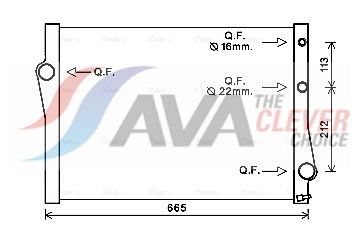 წყლის რადიატორი AVA Clever Choice BWA2471