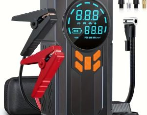 მრავალფუნქციური პორტატული JUMP STARER -ი კომპრესორით