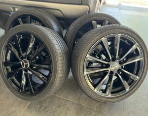 5/112,R-18,J-7/5,ET-52..MERCEDES BENZ..18/225/40..ORIGINAL GERMANY!!!RONAL WHEELS