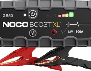 ავტომანქანის დამქოქი ,,jump starter  ჯამპ სტარტერი - ბუსტერი  NOCO Boost XL GB50 1500A შექმნილია და ინჟინერიულია აშშ-ში.