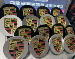 PORSCHE პორშეს დისკის ხუფები,დიდი და პატარა ზომები..