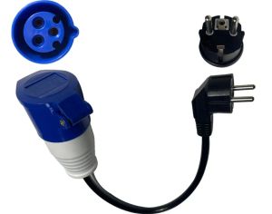 CEE 32A adapter to 16a EU Plug