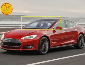 TESLA MODEL S 2012-2015 წინა საქარე მინა