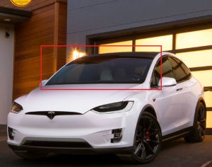 TESLA MODEL X 2015-2020  წინა საქარე მინა