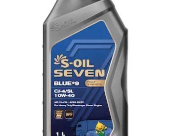 ძრავის ზეთი S-OIL 7 BLUE #9 CI-4/SL 10W-40 1ლ