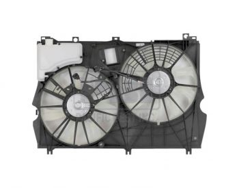 Dual Engine Radiator Cooling Fan W/ Shroud Assembly For Lexus RX350 16